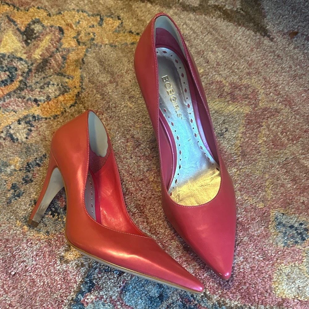 BCBGirls Striking Pink Pointed Heels